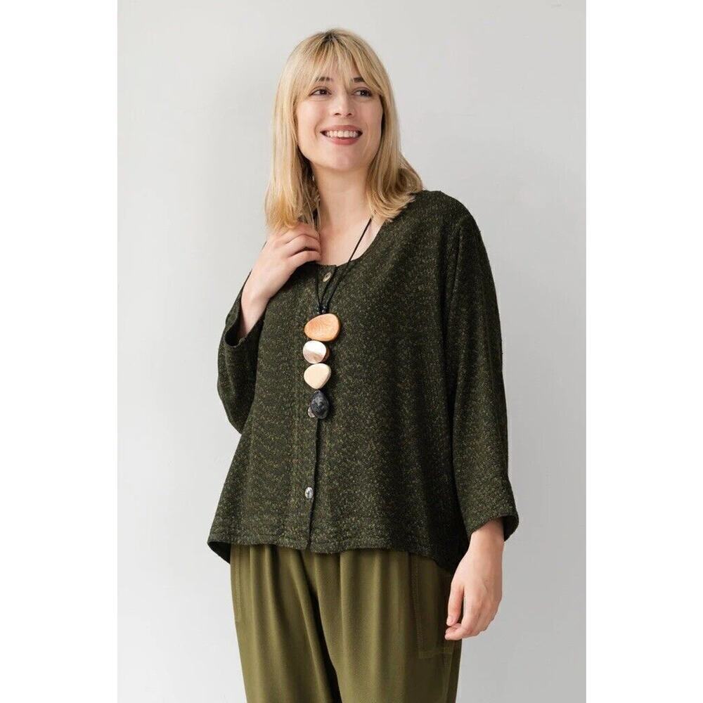 Dairi Fashion Boho Langen Look Casual Artsy Button Down Blouse Top Read Below